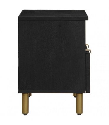 vidaXL TV Cabinet Black 70x33x46 cm Engineered Wood