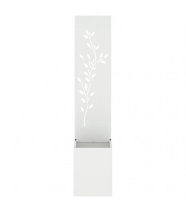 vidaXL Garden Privacy Screen White 32 x 32 x 150 cm Cold-rolled steel