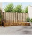 vidaXL Outdoor Sofa Set 5 pcs Natural Solid Acacia Wood