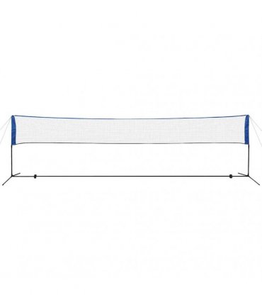 vidaXL Badminton Net with Shuttlecocks 600x155 cm