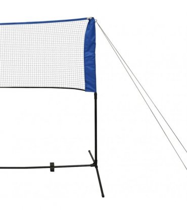 vidaXL Badminton Net with Shuttlecocks 600x155 cm