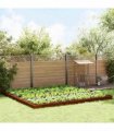 vidaXL Snail Fences 20 pcs Rusty Weathering Steel