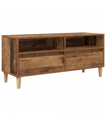 vidaXL TV Cabinet Old Wood 100 x 34.5 x 44.5 cm Engineered Wood