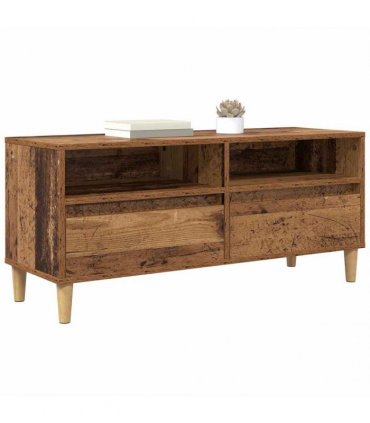 vidaXL TV Cabinet Old Wood 100 x 34.5 x 44.5 cm Engineered Wood