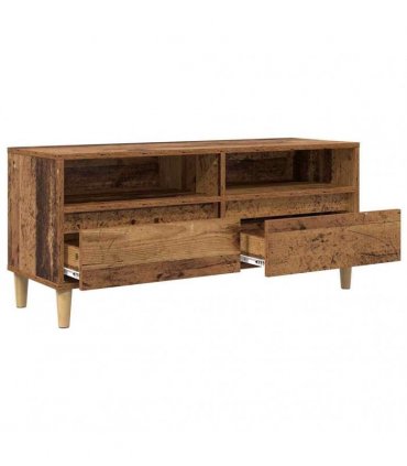 vidaXL TV Cabinet Old Wood 100 x 34.5 x 44.5 cm Engineered Wood