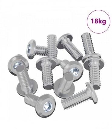 vidaXL Head Lock Screw 3600 pcs Silver Steel