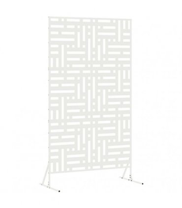 vidaXL Privacy Screen 100 x 50 x 180 cm Steel White