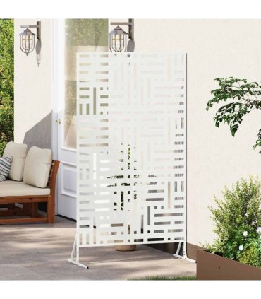 vidaXL Privacy Screen 100 x 50 x 180 cm Steel White