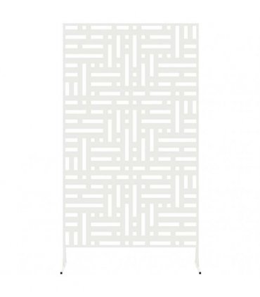 vidaXL Privacy Screen 100 x 50 x 180 cm Steel White