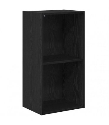 vidaXL Bookshelf Black Oak 40 x 30 x 77 cm Engineered Wood