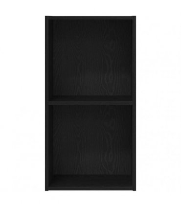 vidaXL Bookshelf Black Oak 40 x 30 x 77 cm Engineered Wood
