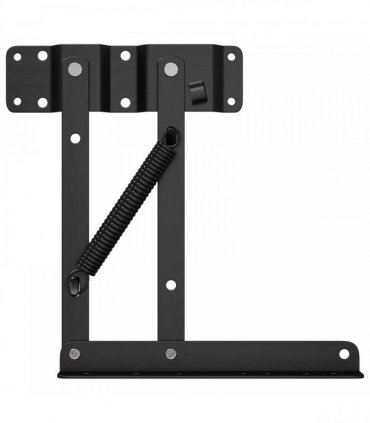 vidaXL Bed Lift Mechanism 12 pcs Black 340 x 95 x 40 mm Iron