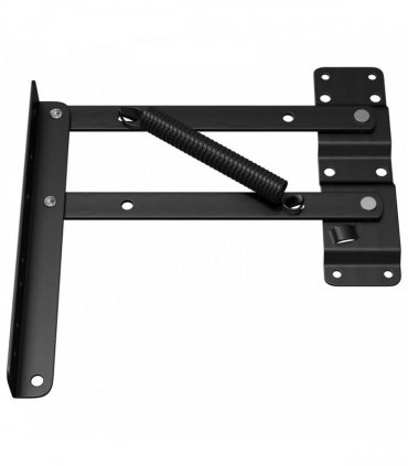 vidaXL Bed Lift Mechanism 12 pcs Black 340 x 95 x 40 mm Iron