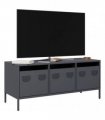vidaXL TV Cabinet Anthracite 101.5x39x43.5 cm Cold-rolled Steel