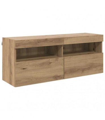 vidaXL TV Wall Cabinet Artisan Oak 100 x 30 x 40 cm Engineered Wood