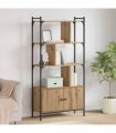 vidaXL Bookcase 76.5 x 30 x 154.5 cm Engineered Wood