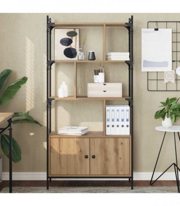 vidaXL Bookcase 76.5 x 30 x 154.5 cm Engineered Wood
