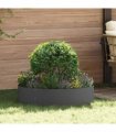 vidaXL Planter Ring 5 pcs Black 80 x 80 x 20 cm Cold-rolled Steel