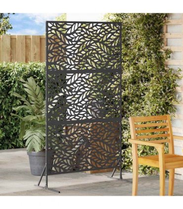 vidaXL Privacy Screen 100 x 50 x 180 cm Steel Black