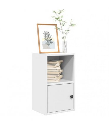 vidaXL Bookcase White 31x24x52 cm Engineered Wood