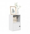 vidaXL Bookcase White 31x24x52 cm Engineered Wood