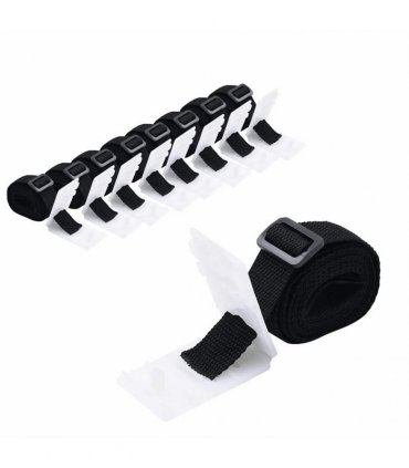 vidaXL Universal Pool Cover Roller Attachments 8 pcs 1.8 m