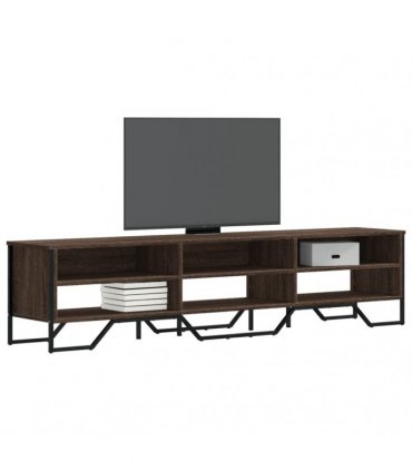 vidaXL TV Cabinet Brown Oak 180x34x41 cm Engineered Wood