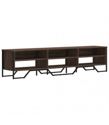 vidaXL TV Cabinet Brown Oak 180x34x41 cm Engineered Wood