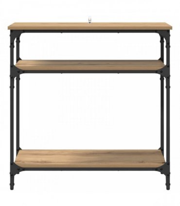vidaXL Console Table Artisan Oak 75 x 29 x 75 cm Engineered Wood