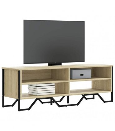 vidaXL TV Cabinet Sonoma Oak 122x34x41 cm Engineered Wood