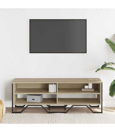 vidaXL TV Cabinet Sonoma Oak 122x34x41 cm Engineered Wood