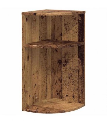vidaXL End Table Old Wood 29.6 x 29.6 x 60 cm Engineered Wood