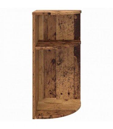 vidaXL End Table Old Wood 29.6 x 29.6 x 60 cm Engineered Wood