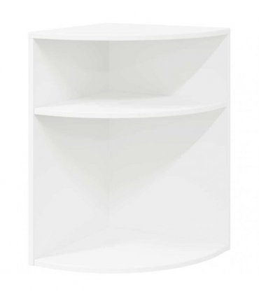 vidaXL End Table White 39.7 x 39.7 x 60 cm Engineered Wood