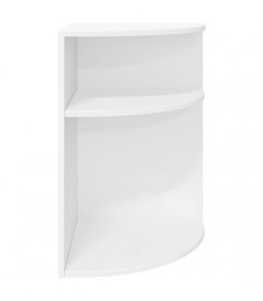 vidaXL End Table White 39.7 x 39.7 x 60 cm Engineered Wood