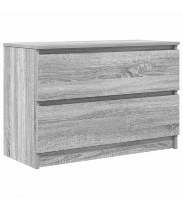vidaXL TV Cabinet Grey Sonoma 80x35x54 cm Engineered Wood