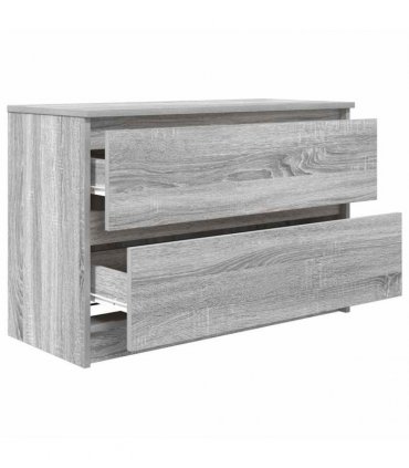 vidaXL TV Cabinet Grey Sonoma 80x35x54 cm Engineered Wood