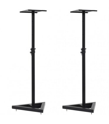 vidaXL Studio Monitor Speaker Stands 2 pcs Black Steel