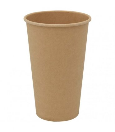 vidaXL Paper Coffee Cups 1000 pcs 16oz 400ml Brown