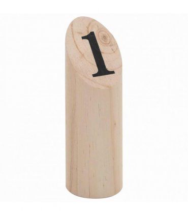 vidaXL Number Kubb Game Set Wood