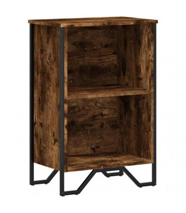 vidaXL Bookcase Smoked Oak 50x31x74.5 cm Engineered Wood