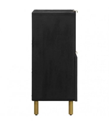 vidaXL Sideboard Black 80x33x75 cm Engineered Wood