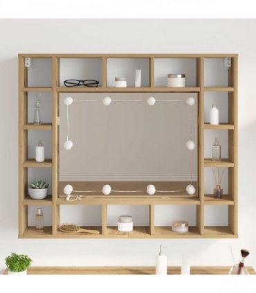 vidaXL Mirror Lights 2 pcs White 4.5 x 4.5 x 4.8 cm Plastic