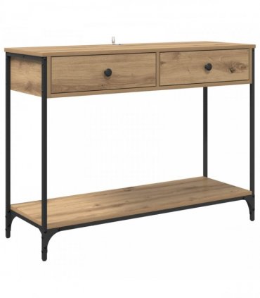 vidaXL Console Table Artisan Oak 100 x 34.5 x 75 cm Engineered Wood