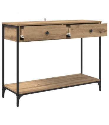 vidaXL Console Table Artisan Oak 100 x 34.5 x 75 cm Engineered Wood