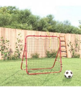 vidaXL Adjustable Football Kickback Rebounder 96x80x96 cm Steel and PE