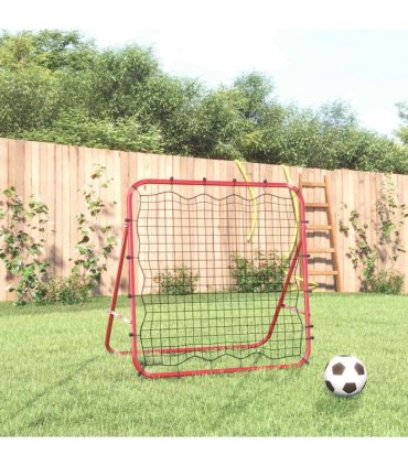 vidaXL Adjustable Football Kickback Rebounder 96x80x96 cm Steel and PE