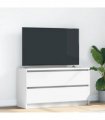 vidaXL TV Cabinet White 100x35x54 cm Engineered Wood