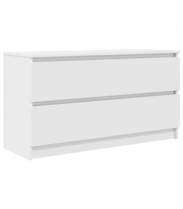 vidaXL TV Cabinet White 100x35x54 cm Engineered Wood