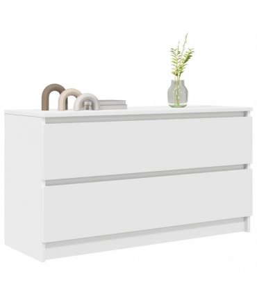 vidaXL TV Cabinet White 100x35x54 cm Engineered Wood